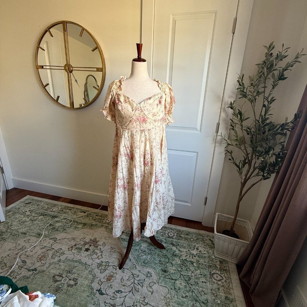 NWT Selkie The Renaissance Tea Rose Dress Size 2X - Picture 7 of 15